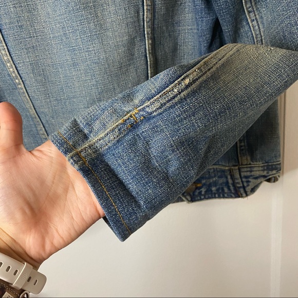 Mossimo denim distressed jean jacket - Picture 11 of 12